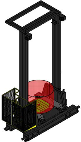 고층 랙 대응 Stacker Crane 모듈 제작품