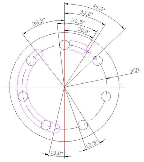 Inlet port design with auxiliary inlet hole for self-starting