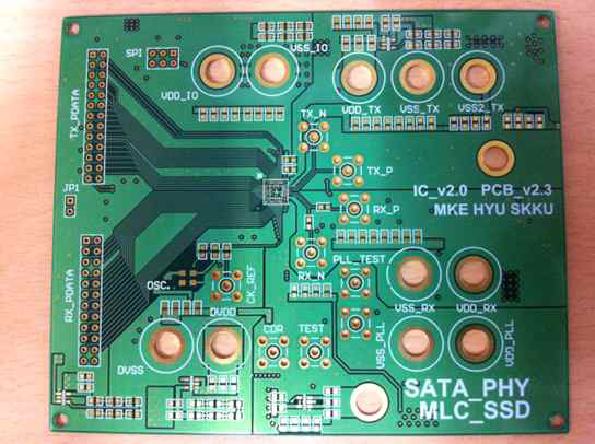 2차 아날로그 PHY IC 측정용 PCB 보드