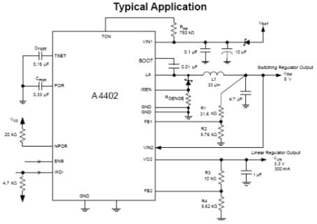 제어기 전원 IC의 Typical Application