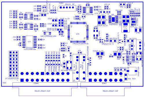 Command Generator PCB 설계도