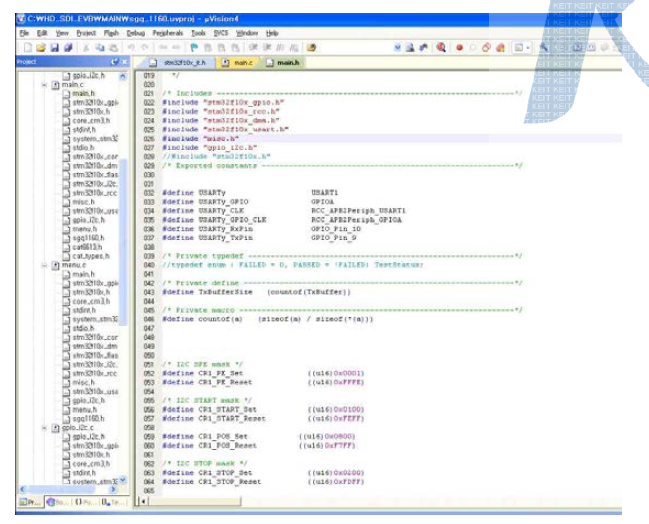 I2C 통신 Source Program