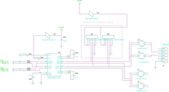 외부 인터페이스 RS-232 Circuit