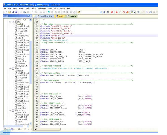 I2C 통신 Source Program