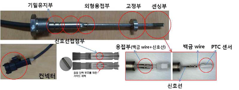 개발 센서의 주요 구성 요소