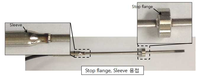 Stop flange, Sleeve 용접 공정