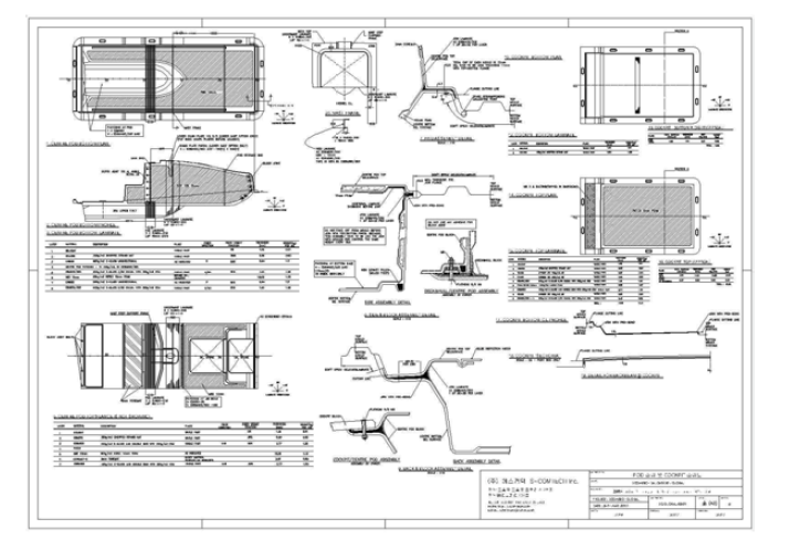 POD 조립 및 COCKPIT 설치도