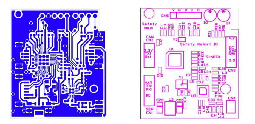 스마트 모듈에 내장된 I/O 보드의 거버 파일