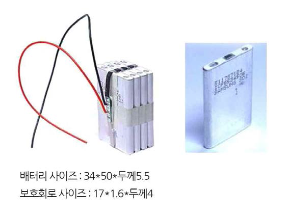 2 차 배터리 사이즈