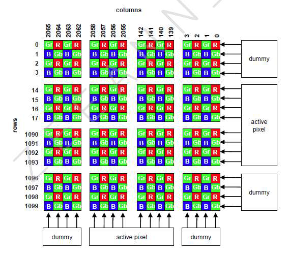 Pixel Array Layout