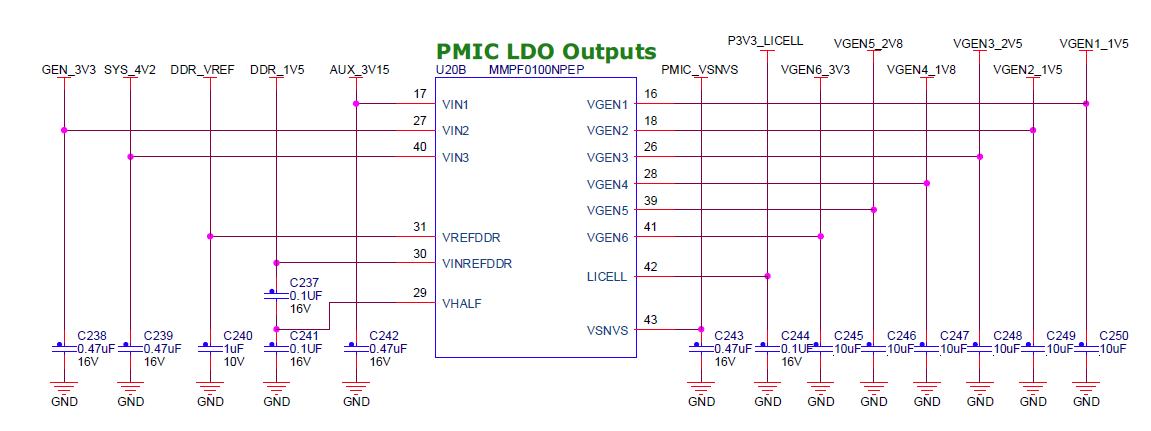 PMIC(MMPF0100NPEP)전원회로 1