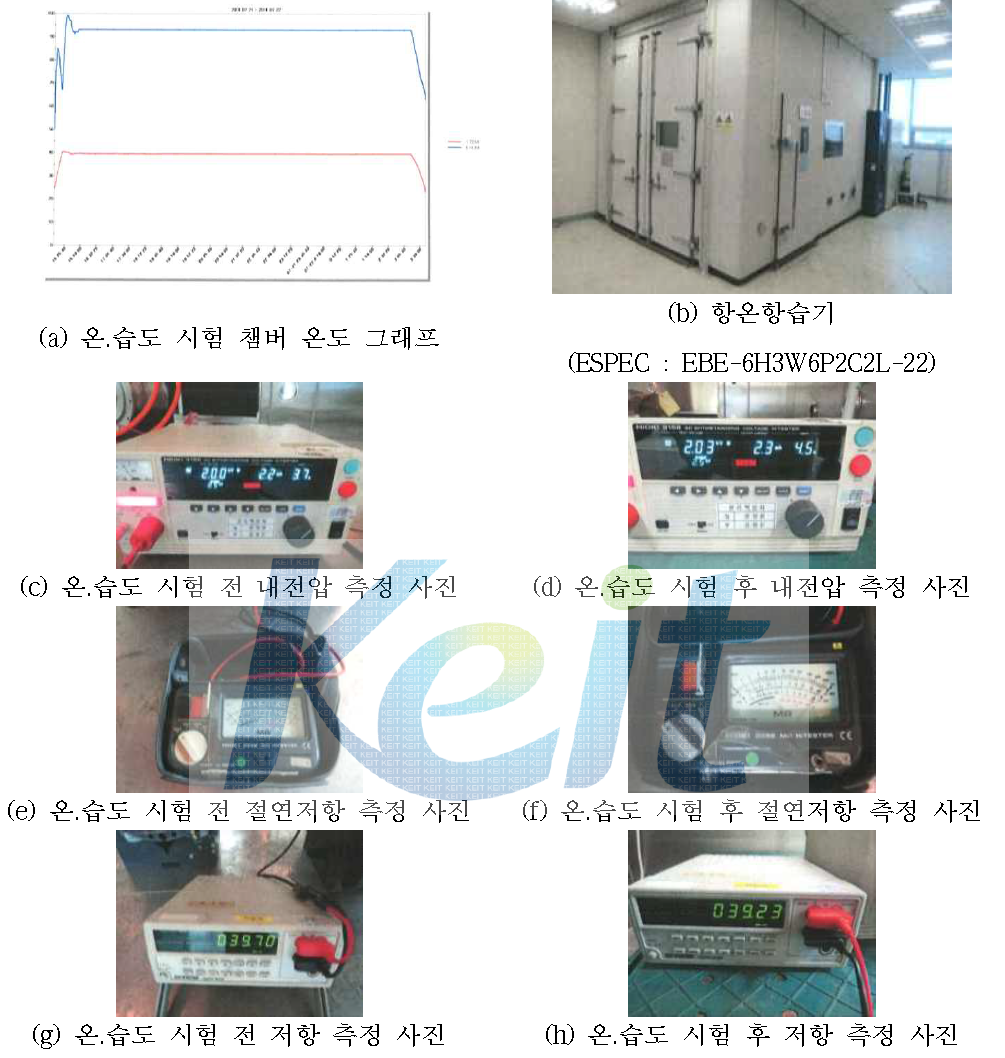 엔진보조용 전동기 온.습도 시험