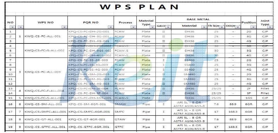 WPS PLAN