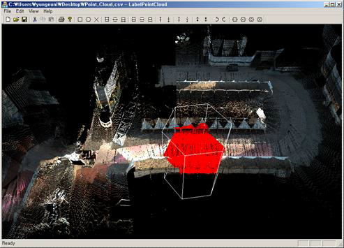 Editor를 이용하여 과학관 3D 맵을 편집하는 모습