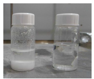 Solubility test in TFA.