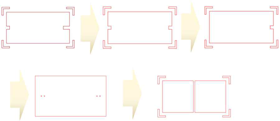 3층 박막 커패시터 제작을 위한 마스크 패턴