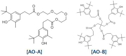 사용한 산화방지제의 구조