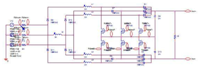 Vienna Rectifier 세부구성 요소 설계도