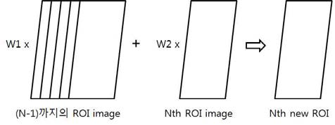 Single ROI selection 및 Multiple ROI selection (W1+W2=1)