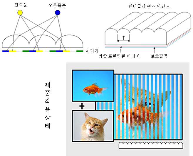 렌티큘러 원리도