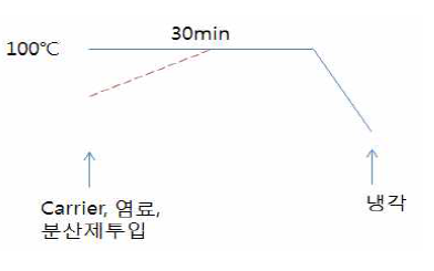 개선된 PET의 캐리어 염색 공정