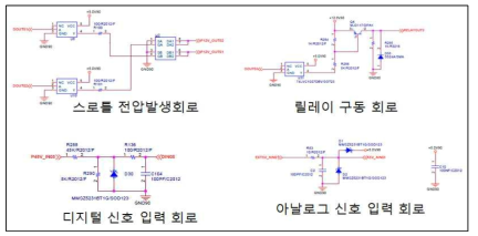 센서류 및 릴레이류 입출력 회로