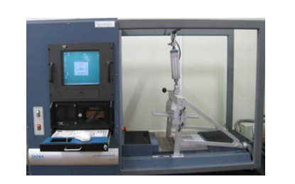 SATRA slip resistance tester.