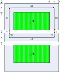 Electromagnetic actuator 단면도