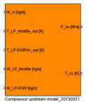 Compressor upstream model 내부