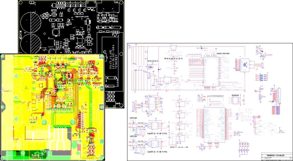 펌프 모터 제어기 PCB Artwork 디자인 및 회로도