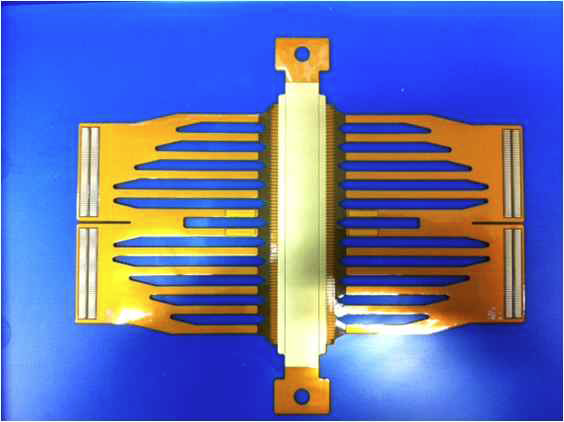 제작된 flexible circuit 실물사진