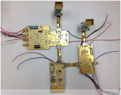 24 GHz ISM-band 고분해능 pulse radar prototype 사진