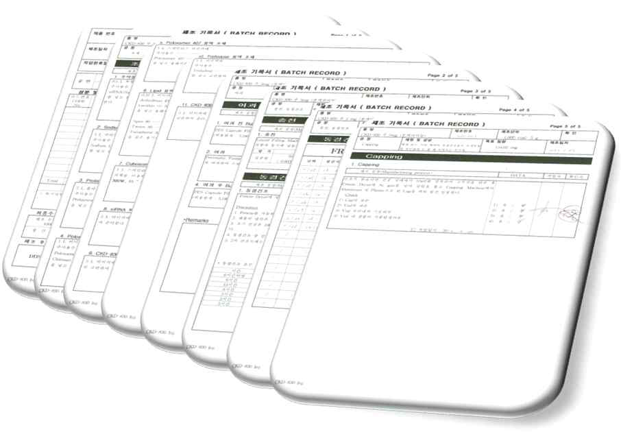 CKD-830 주 대량생산 제조기록서