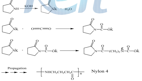 나일론 4 중합 메카니즘