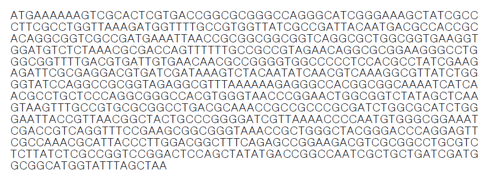 K. oxytoca M1 균주의 budC 유전자 서열