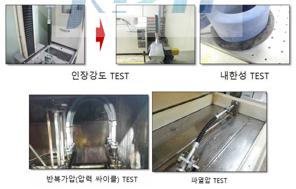 냉매호스 물성 테스트