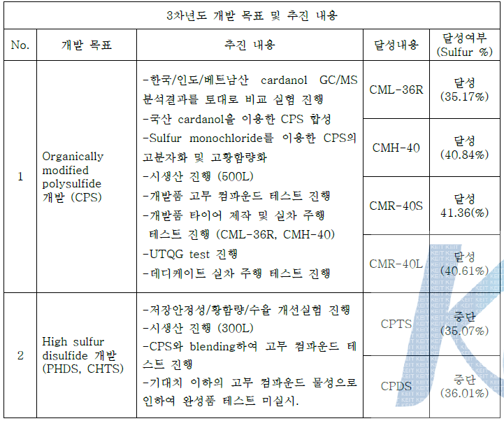 3차년도 개발 목표 및 추진 내용