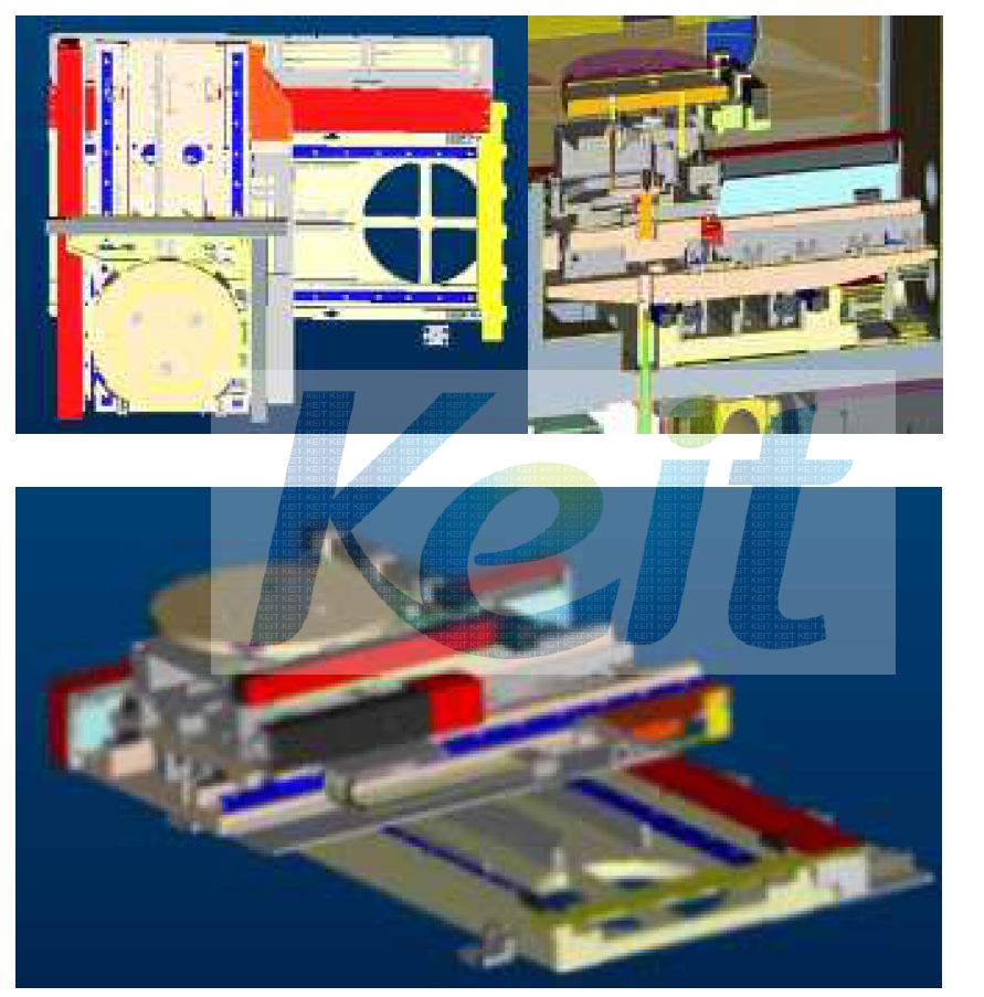 Vacuum stage layout