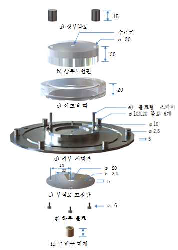 투수저항성능 시험체