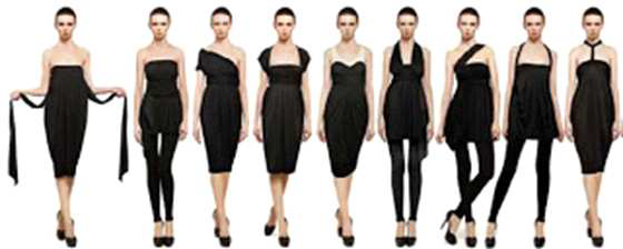 Donna Karan Collection_Convertible clothing a sustainable idea