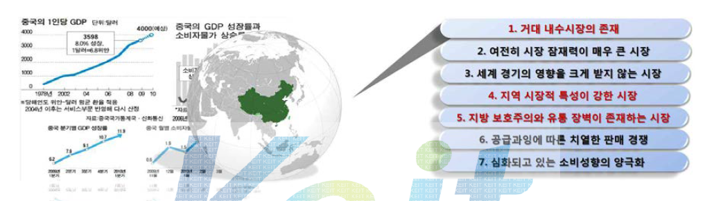 중국시장 진출을 위한 마켓 특성 추출