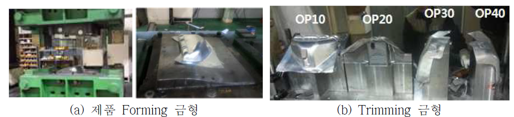 Al-SMC 복합소재 Heat Protector 제조 금형