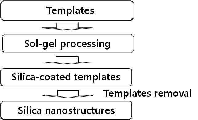 실리카 나노 구조체 합성 공정