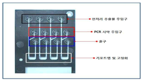 나노센서어레이 플랫폼 호환형 시료주입기의 나노센서 시료주입용 유체제어 칩