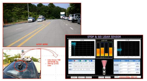 시제품 LIDAR 센서 기반 적응적 Stop & Go 시스템 최적화