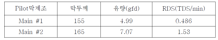 Main test 결과