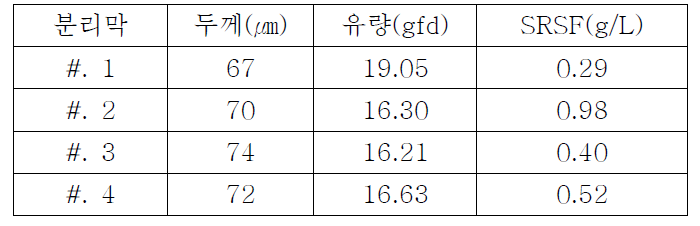 메인테스트(A1-907차) 분리막 물성