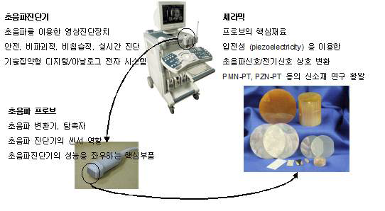 초음파 진단기에서 초음파 Probe의 역할