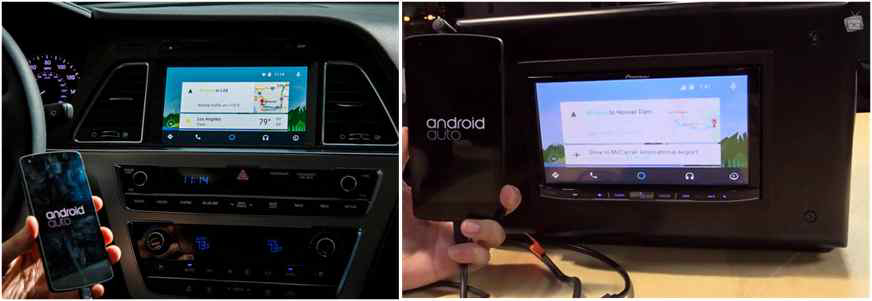 Android Auto 화면