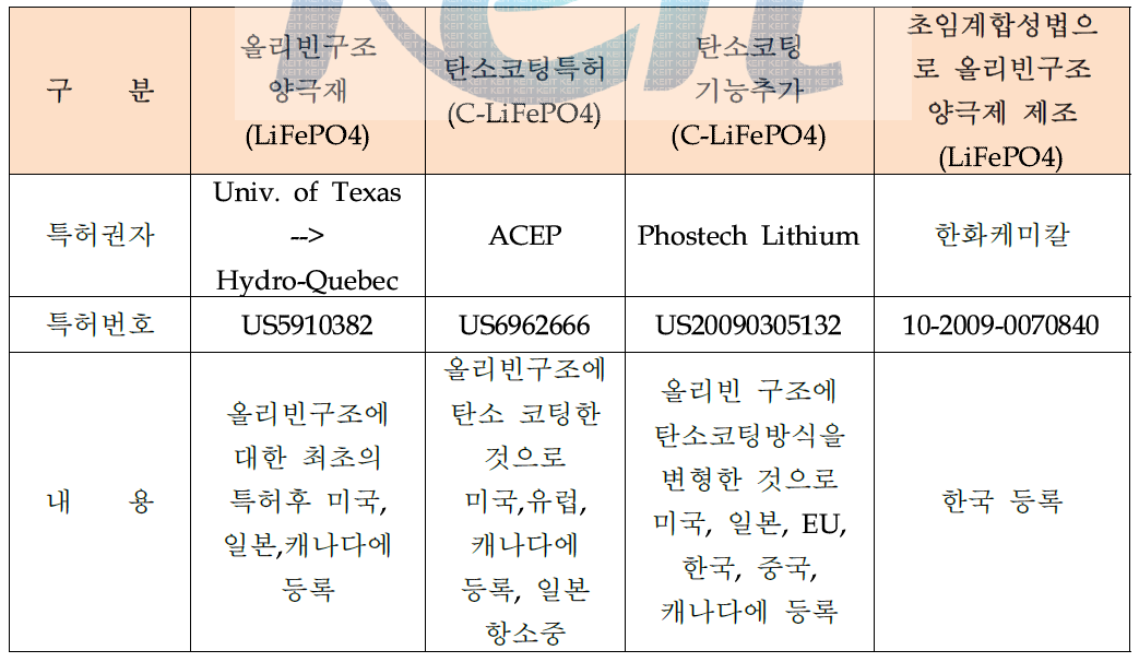 국내외 경쟁기관, 지식재산권과 표준화 현황